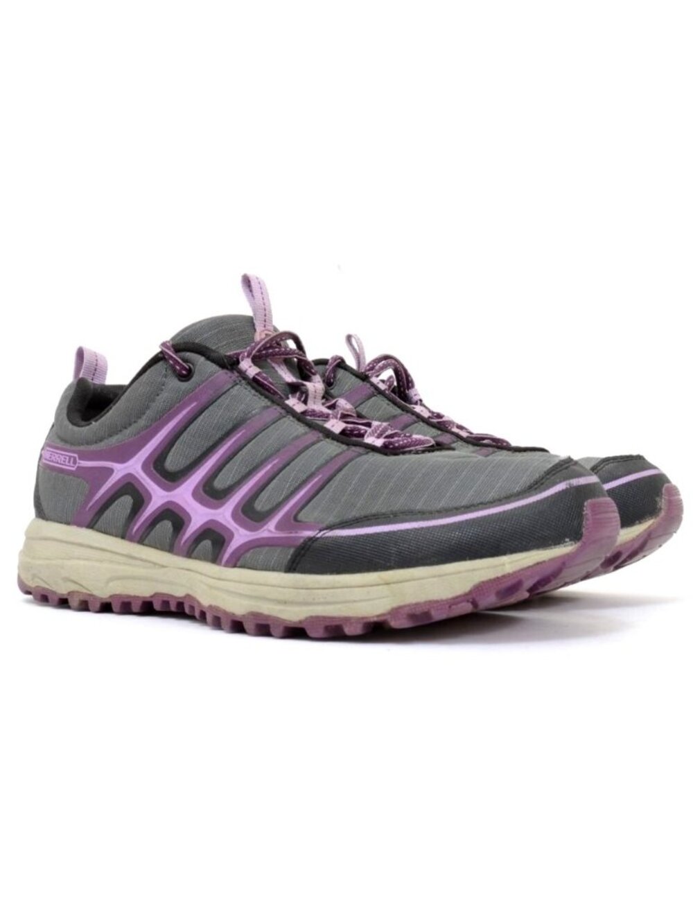 Merrell Versatrail Women 9.5 Black/Regal Orchid Performance Sneaker Hiking Trail